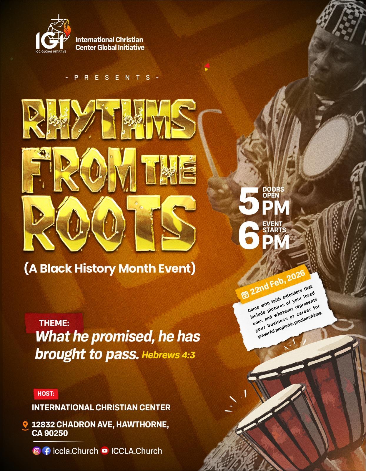 RHYTHMS FROM THE ROOTS